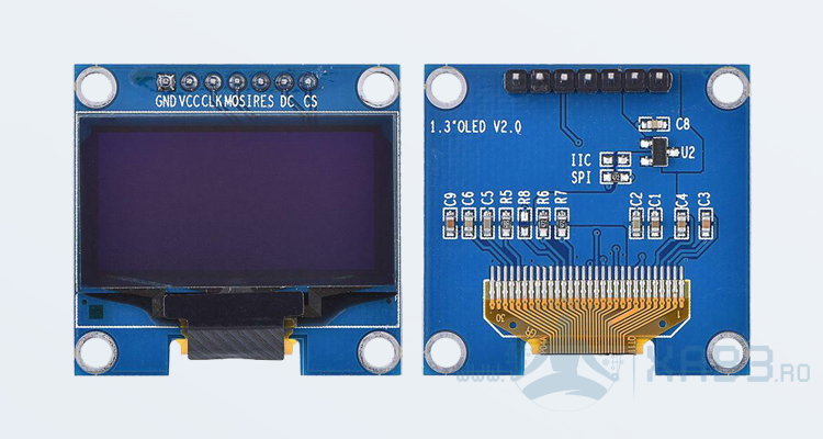 Ecran 1.3 inch oled SPI White