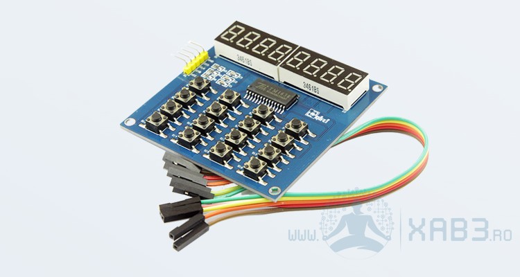 Modul TM1638 cu tastatura