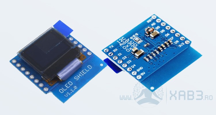 OLED 0.66 inch / 64x48 pe I2C