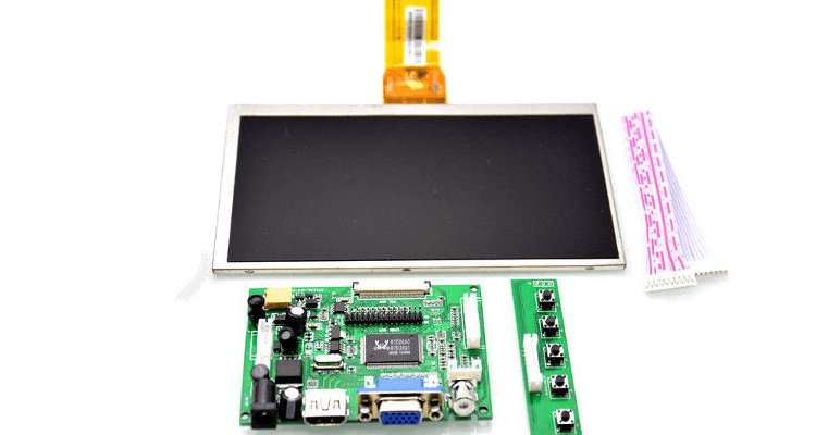 Display 7inch de 1024x600 cu intrare HDMI si VGA