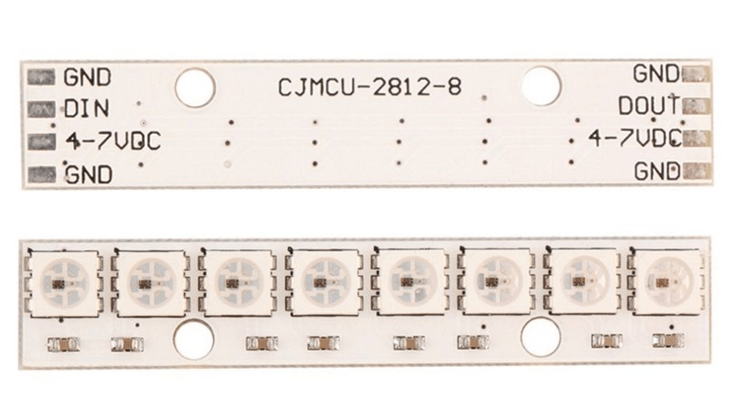 Modul 8 LED-uri WS2812 RGB