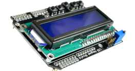Arduino LCD 1602 Shield + Tastatura (LCD 16x2 + 5 taste)