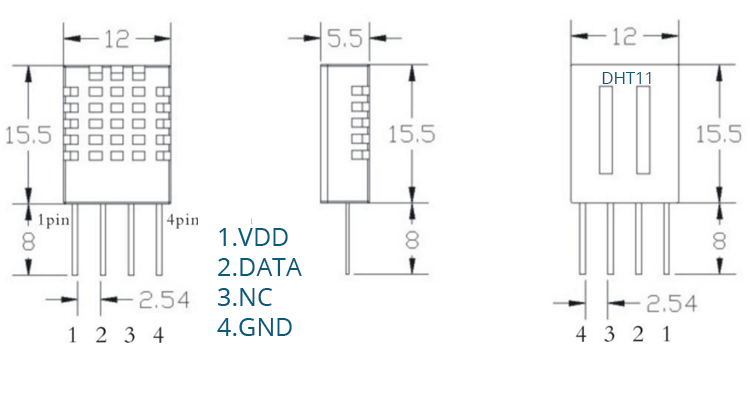 Senzor DHT11 Umiditate si Temperatura