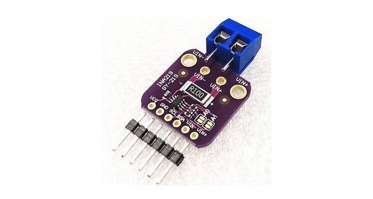 Senzor de curent cu INA219