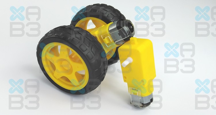 Kit 2 roti cu motoare