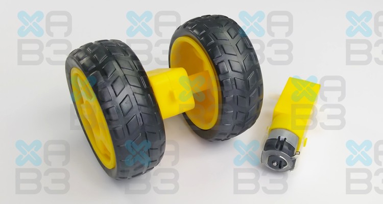 Kit 2 roti cu motoare