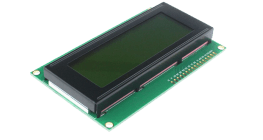 LCD 20X4 Alfanumeric Galben/Verde
