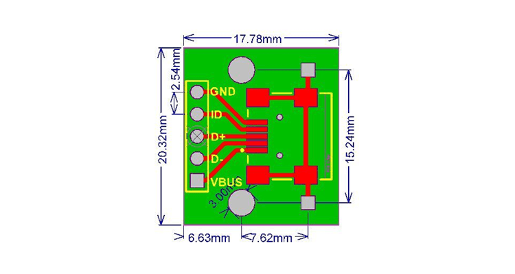 Adaptor Mini USB la DIP