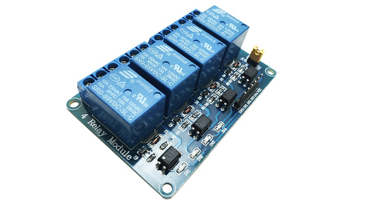 Modul 4 relee canal comanda negativa 5V