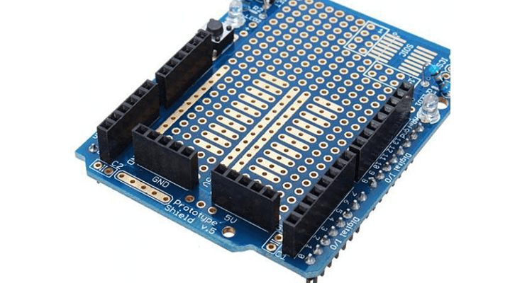Arduino Shield Prototipare cu BreadBoard mini