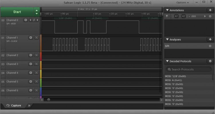 Analizor Logic compatibil Saleae 8 canale