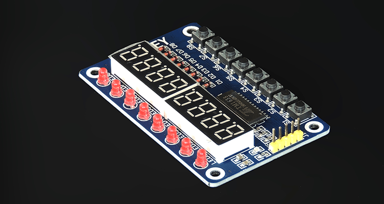 Modul de expansiune 8 digiti si 8 taste cu TM1638