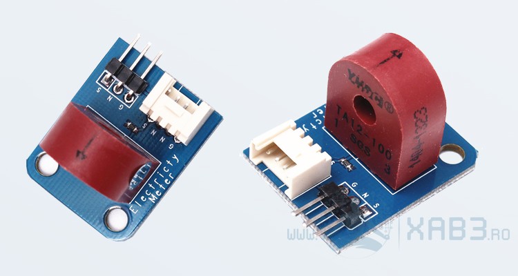 Senzor curent alternativ 5A cu transformator TA12-100