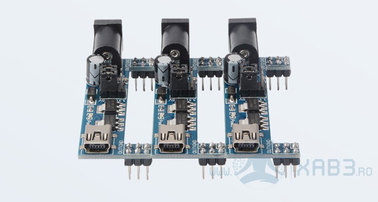 Sursa de alimentare Breadboard 5V si 3.3V